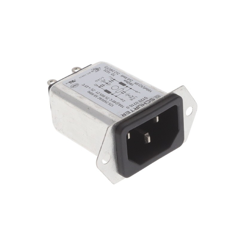 1 pcs : 5120.0216.0 - PWR ENT RCPT IEC320-C14 PNL SLDR