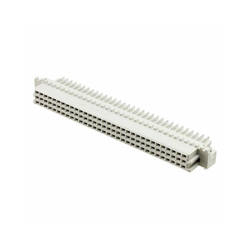 1 pcs : 650895-5 - CONN DIN RCPT 96POS PCB RA GOLD