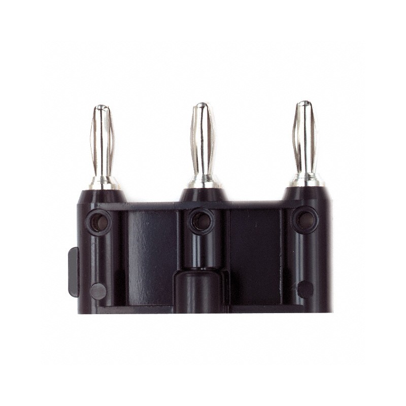 1 pcs : 2970-0 - CONN TRPL BAN PLG STACK SLDRLESS