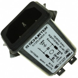 1 pcs : 5120.2004.0 - PWR ENT RCPT IEC320-C14 PANEL QC