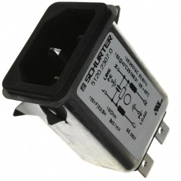 1 pcs : 5120.2307.0 - PWR ENT RCPT IEC320-C14 PANEL QC