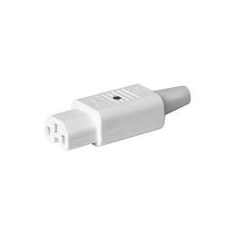 1 pcs : 4781-0020-00 - PWR ENT PLUG IEC320-C15 STR SCRW