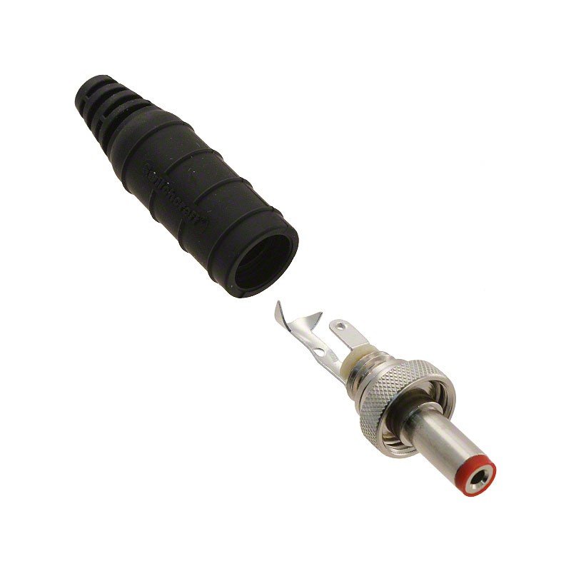 1 pcs : 767KS17 - CONN PWR PLUG 2.1X5.5MM SOLDER