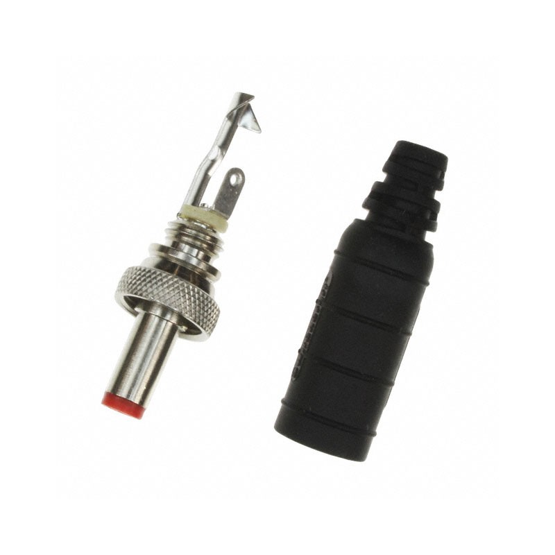 1 pcs : 767KS12 - CONN PWR PLUG 2.1X5.5MM SOLDER