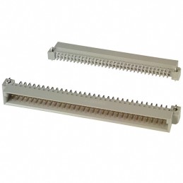 1 pcs : 536385-5 - CONN DIN PLUG 64POS PCB RA GOLD