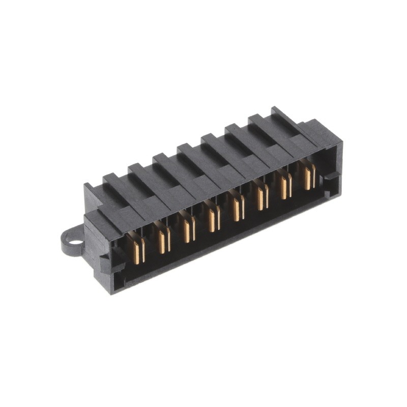 1 pcs : MPT-08-01-03-L-RA-SD - CONN HDR 8POS 5.00MM R/A SLDR