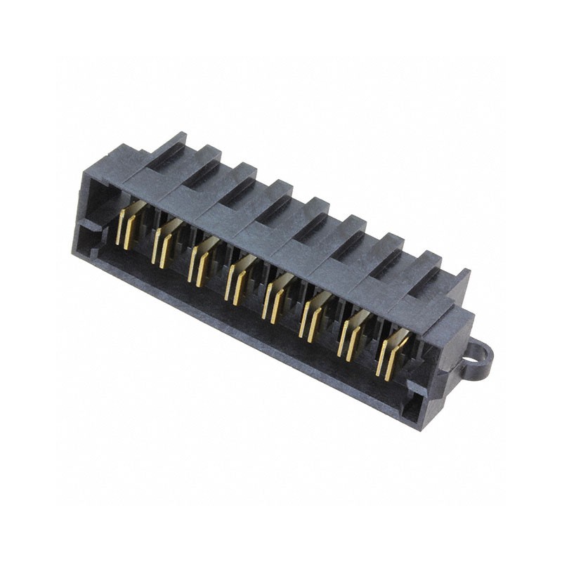 1 pcs : MPT-08-01-01-L-RA-SD - CONN HDR 8POS 5.00MM R/A SLDR