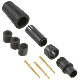 1 pcs : EN2C3M20DC - CONN PLUG MALE 3POS GOLD CRIMP