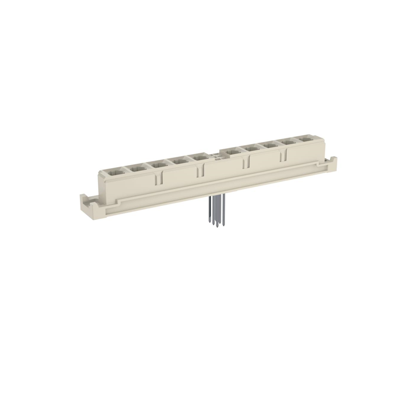 1 pcs : 354152-E - DIN M 6POS F SLDR 13.0MM CL1