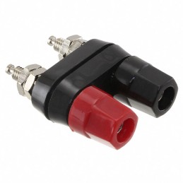 1 pcs : 7019 - CONN BIND POST DUAL HEX BLK/RED
