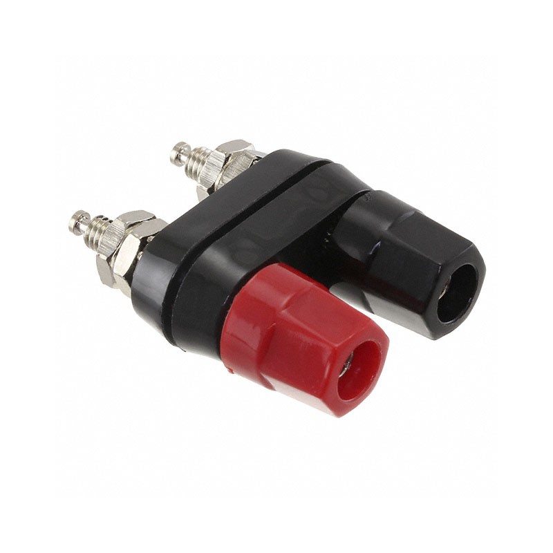 1 pcs : 7019 - CONN BIND POST DUAL HEX BLK/RED