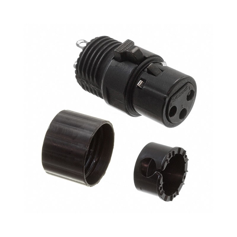 1 pcs : AAA3FBLP - CONN PLUG FMALE XLR 3POS SOLDER