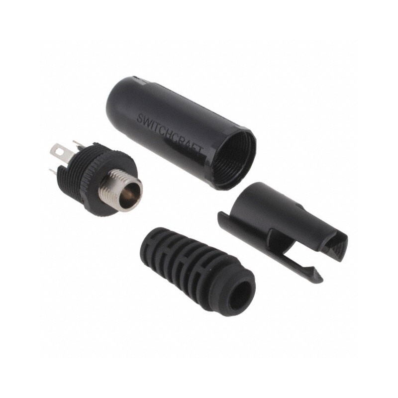 1 pcs : L712ACF - DC POWER JACK, IN-LINE, 2.5MM, L