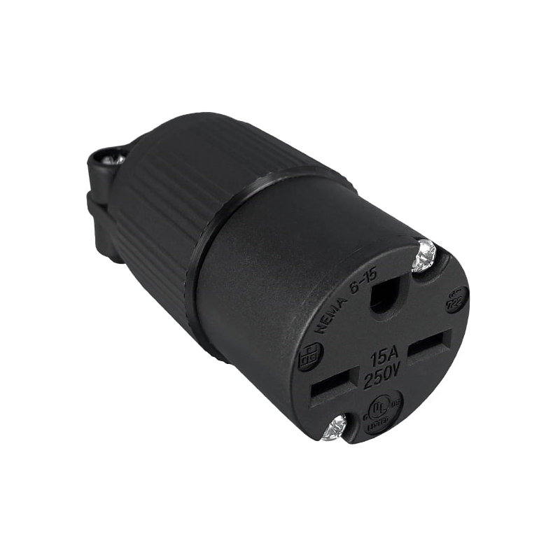 1 pcs : Q-722 - PWR ENT PLUG NEMA6-15 STR SCREW