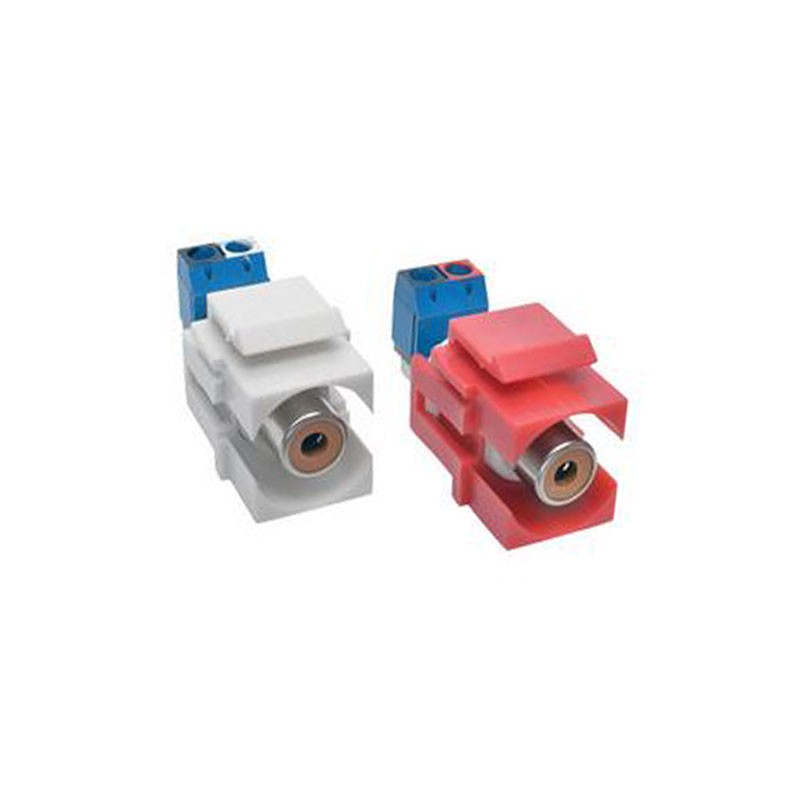 1 pcs : A050-000-ST-KJ - RCA FEMALE AUDIO TO SCREW TERMIN