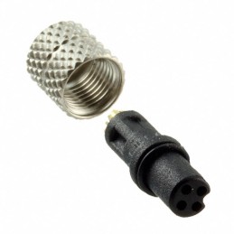 1 pcs : 850-004-203RLU4 - CONN PLUG FMALE 4P GOLD SLDR CUP