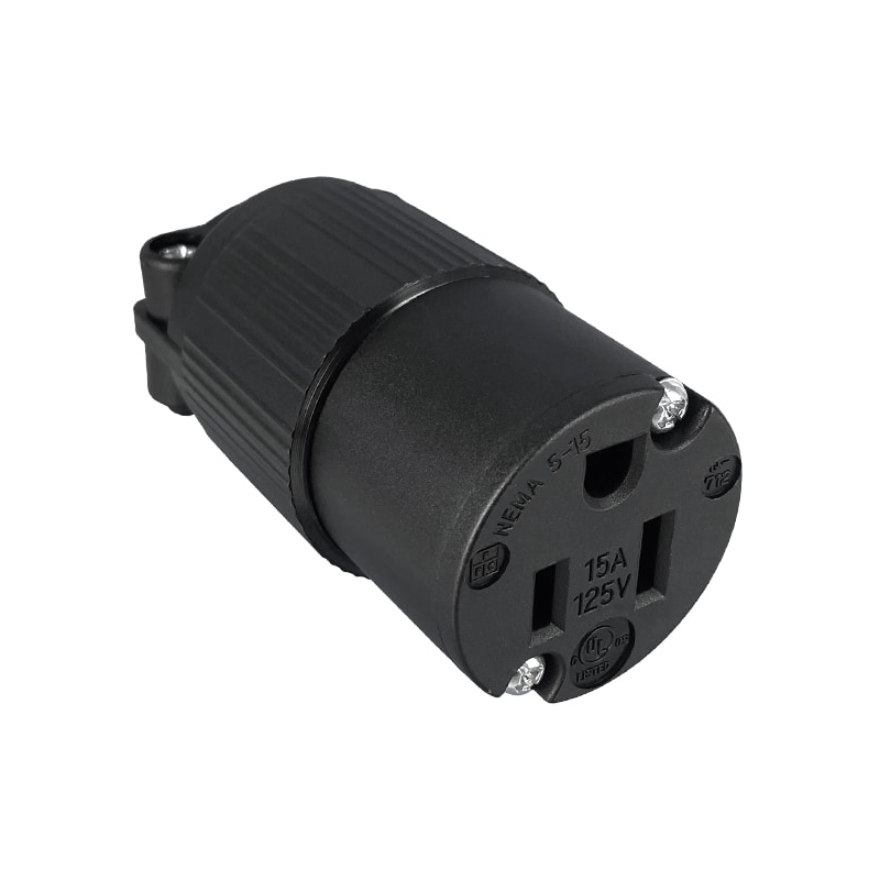 1 pcs : Q-712 - PWR ENT PLUG NEMA5-15 STR SCREW