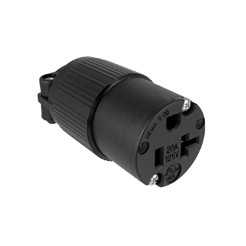 1 pcs : Q-718 - PWR ENT PLUG NEMA5-20 STR SCREW