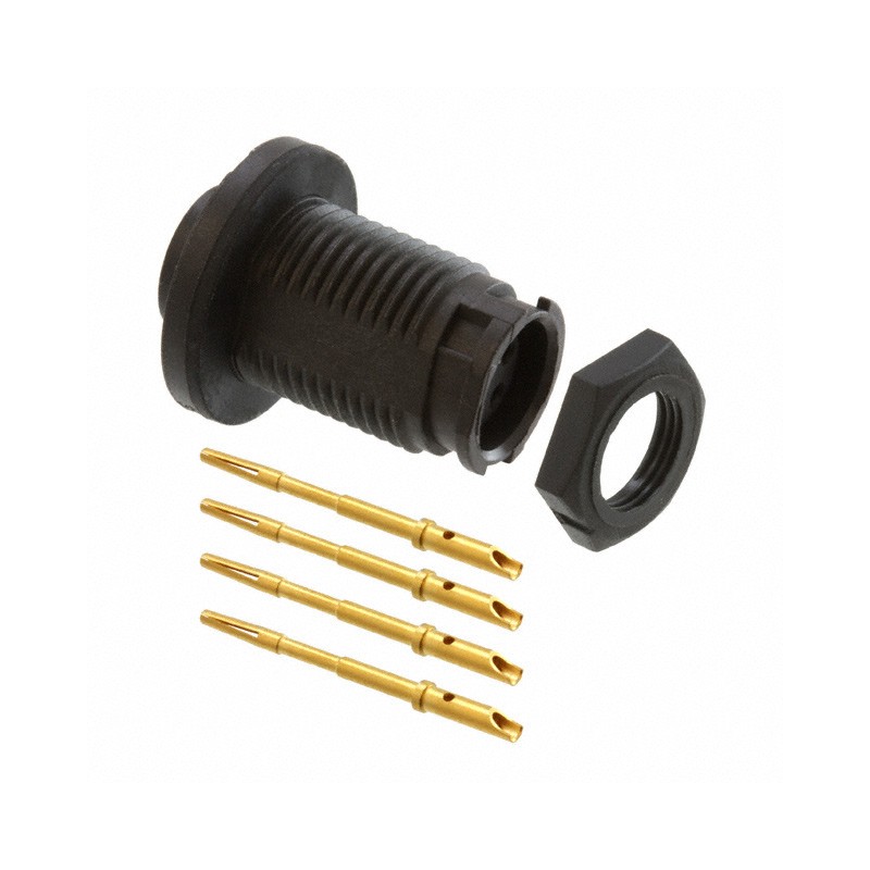 1 pcs : EN2P4F22 - CONN RCPT FMALE 4POS GOLD CRIMP