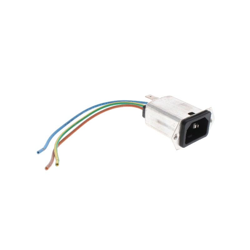 1 pcs : 5120.1046.0 - PWR ENT RCPT IEC320-C14 PNL WIRE