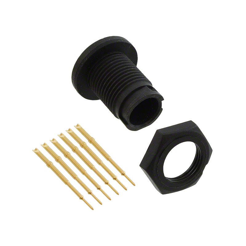 1 pcs : EN2P6M26K - CONN RCPT MALE 6POS GOLD CRIMP