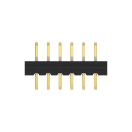 1 pcs : 6447142-5 - CONN HDR 6POS 2.50MM PCB SLDR