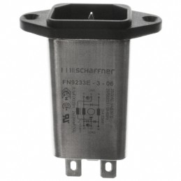 1 pcs : FN9233E-3-06 - PWR ENT RCPT IEC320-C14 PANEL QC