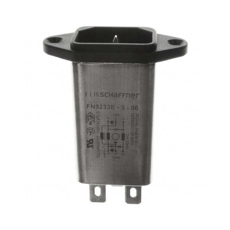 1 pcs : FN9233E-3-06 - PWR ENT RCPT IEC320-C14 PANEL QC