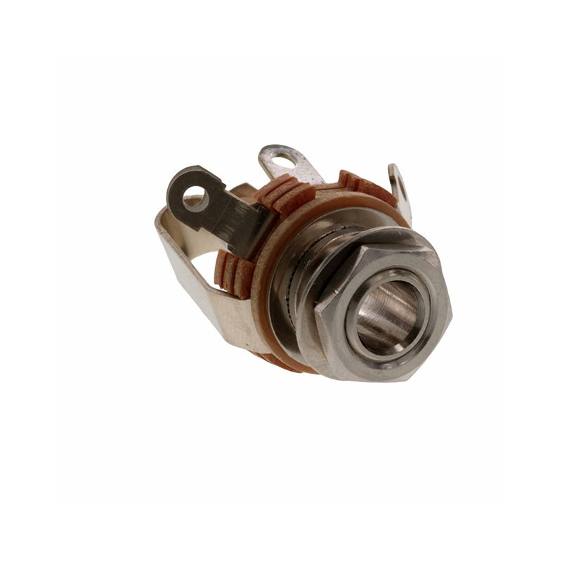 1 pcs : 13E - CONN JACK MONO 6.35MM PNL MNT