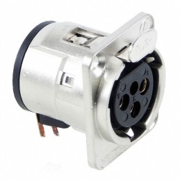 1 pcs : E3FRA - CONN PLUG FMALE XLR 3P SOLDER