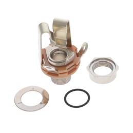 1 pcs : 12BW07 - SEALED 1/4' JACK, STEREO, OPEN C