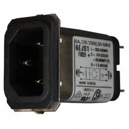 1 pcs : 1-6609006-2 - PWR ENT RCPT IEC320-C14 PANEL QC