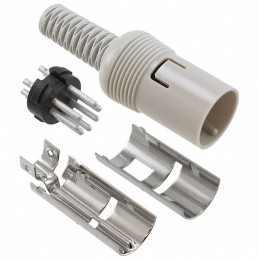 1 pcs : 15GM7MX - CONN PLUG MALE DIN 7POS SOLDER