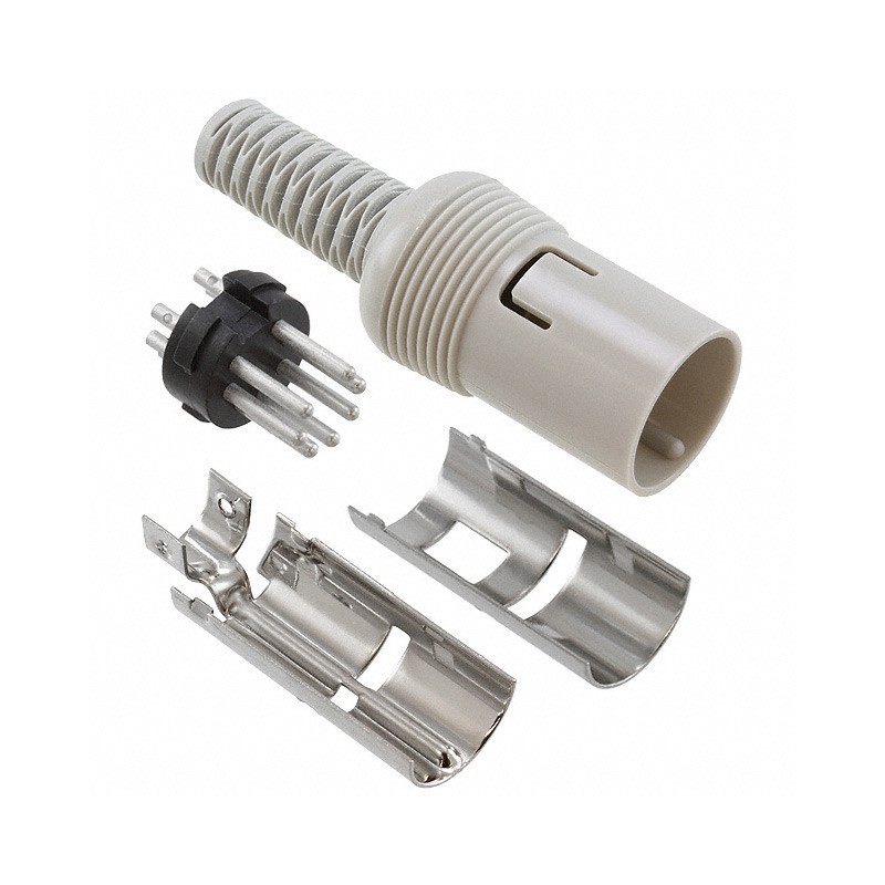 1 pcs : 15GM7MX - CONN PLUG MALE DIN 7POS SOLDER