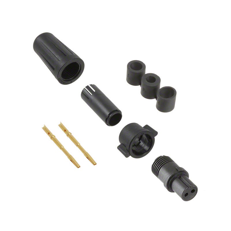 1 pcs : EN2C2F20DCW - CONN PLUG FMALE 2POS GOLD CRIMP