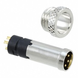 1 pcs : 854-005-103RLS4 - CONN RCPT MALE 5P GOLD SLDR CUP