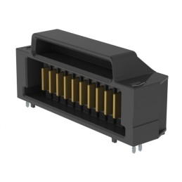 1 pcs : UMPT-10-01-L-RA-WT-P-TR - CONN HDR 10POS 2.00MM R/A SLDR