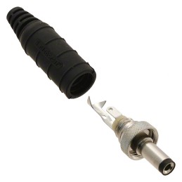 1 pcs : 761KS12 - CONN PWR PLUG 2.5X5.5MM SOLDER
