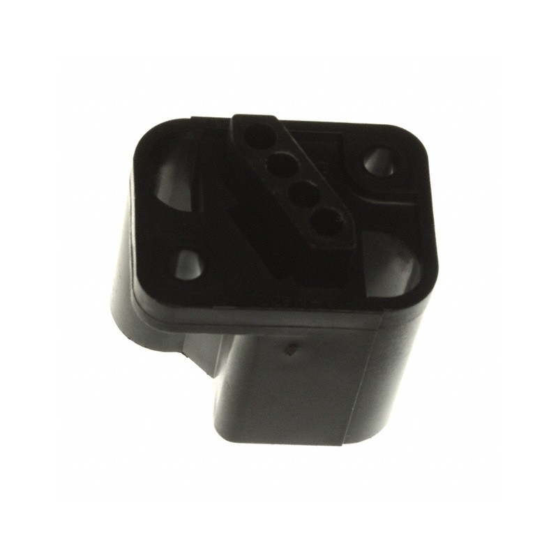 1 pcs : 212609-1 - CONN PLUG HSG DRAWER 4POS BLK