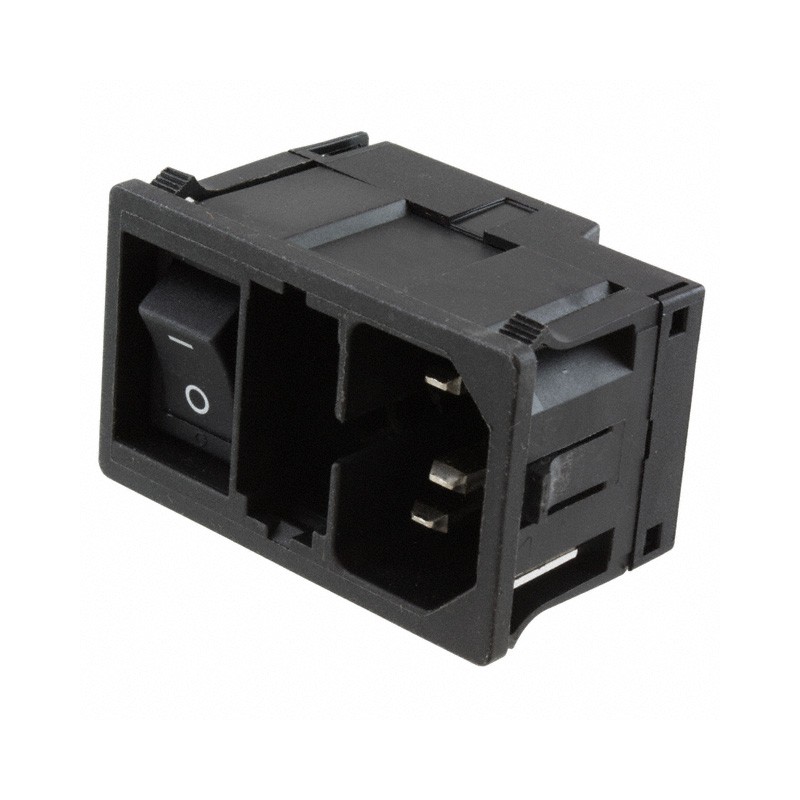 1 pcs : KM00.1205.11 - PWR ENT MOD RCPT IEC320-C14 PNL