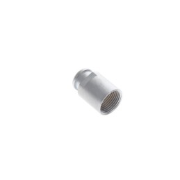 1 pcs : FFM.1E.130.LC - CONN BACK-NUT COLLET SILVER