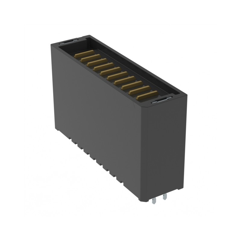 1 pcs : UMPT-10-12.5-L-V-S-W-TR - CONN HDR 10POS 2.00MM SMD SLDR