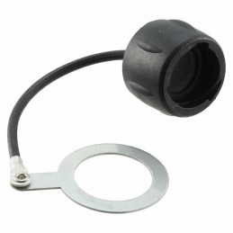 1 pcs : UTS18DCGR - CONN SEALING COVER 18 BLACK