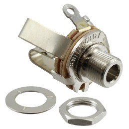 1 pcs : C12BX - CONN JACK STEREO 5.33MM PNL MNT