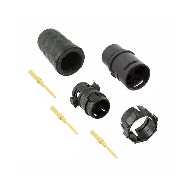 1 pcs : EN3C3MCX - CONN PLUG MALE 3POS GOLD CRIMP