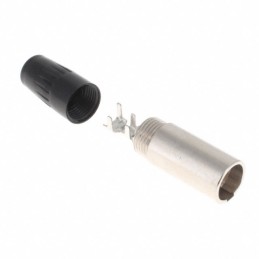 1 pcs : TA3MLX - CONN RCPT MALE MINI XLR 3P SLDR