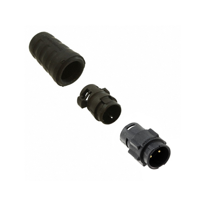 1 pcs : EN3L2M16X - CONN RCPT MALE 2P GOLD SLDR CUP