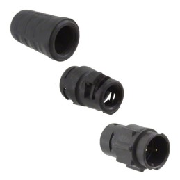 1 pcs : EN3L2MX - CONN RCPT MALE 2P GOLD SLDR CUP