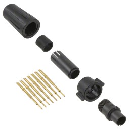 1 pcs : EN2C7M26G3W - CONN PLUG MALE 7POS GOLD CRIMP