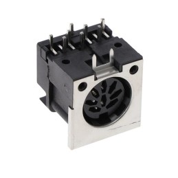 1 pcs : 62PC8FS - CONN RCPT FMALE DIN 8POS SOLDER